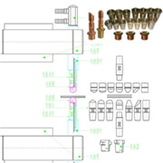 点焊电极结构示意图
